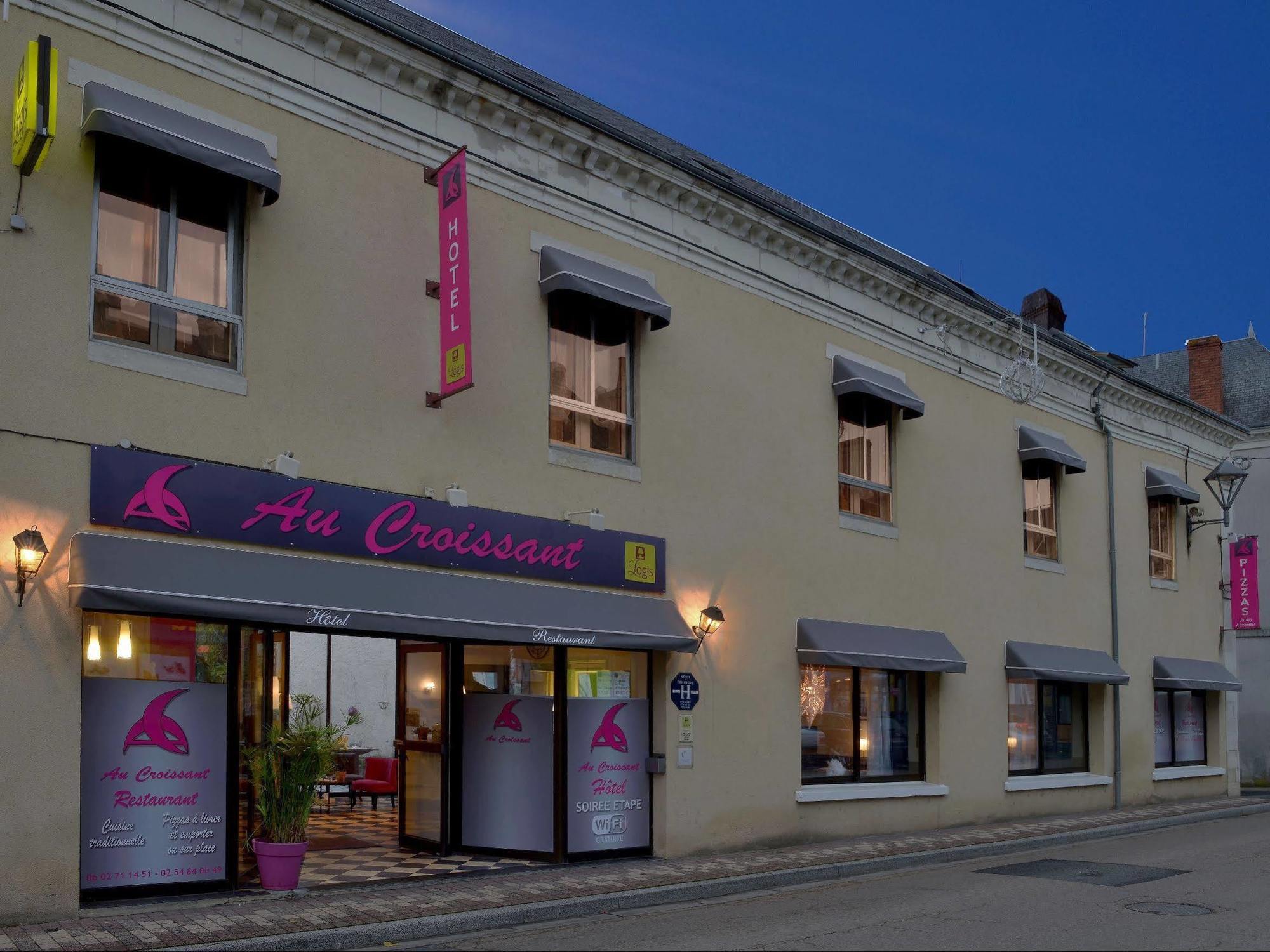 Logis Hotel Au Croissant Buzançais Exterior foto